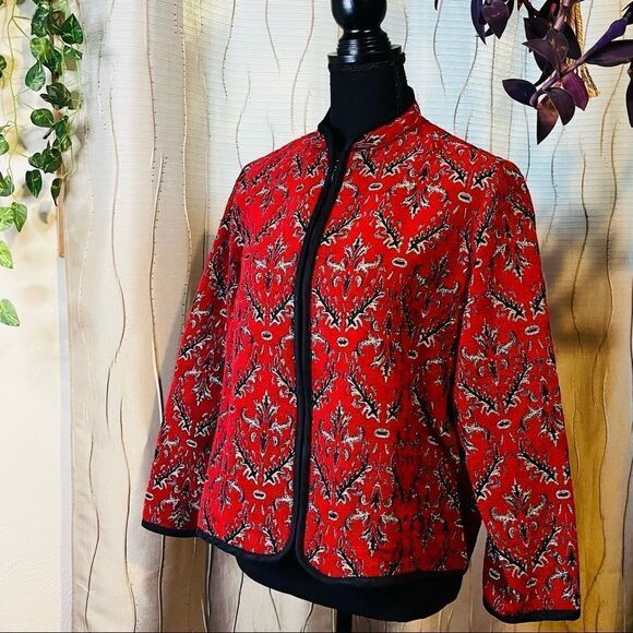 Studio Works Red Zip Jacket - Picture 2 of 8